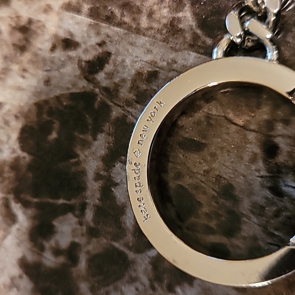 KATE SPADE ♠️  SPARKLE GLITTER CARD HOLDER WALLET KEYCHAIN - Picture 3 of 6